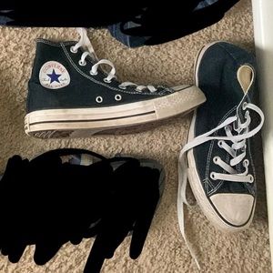 Black High Top Converse All Star